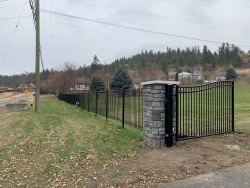 automatic gate installation