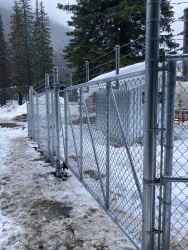 chain link gate installation