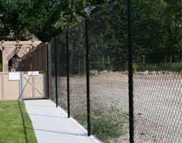 Recreational chain link fence vernon okanagan