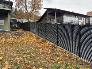 Corrugated metal fencing Shuswap BC